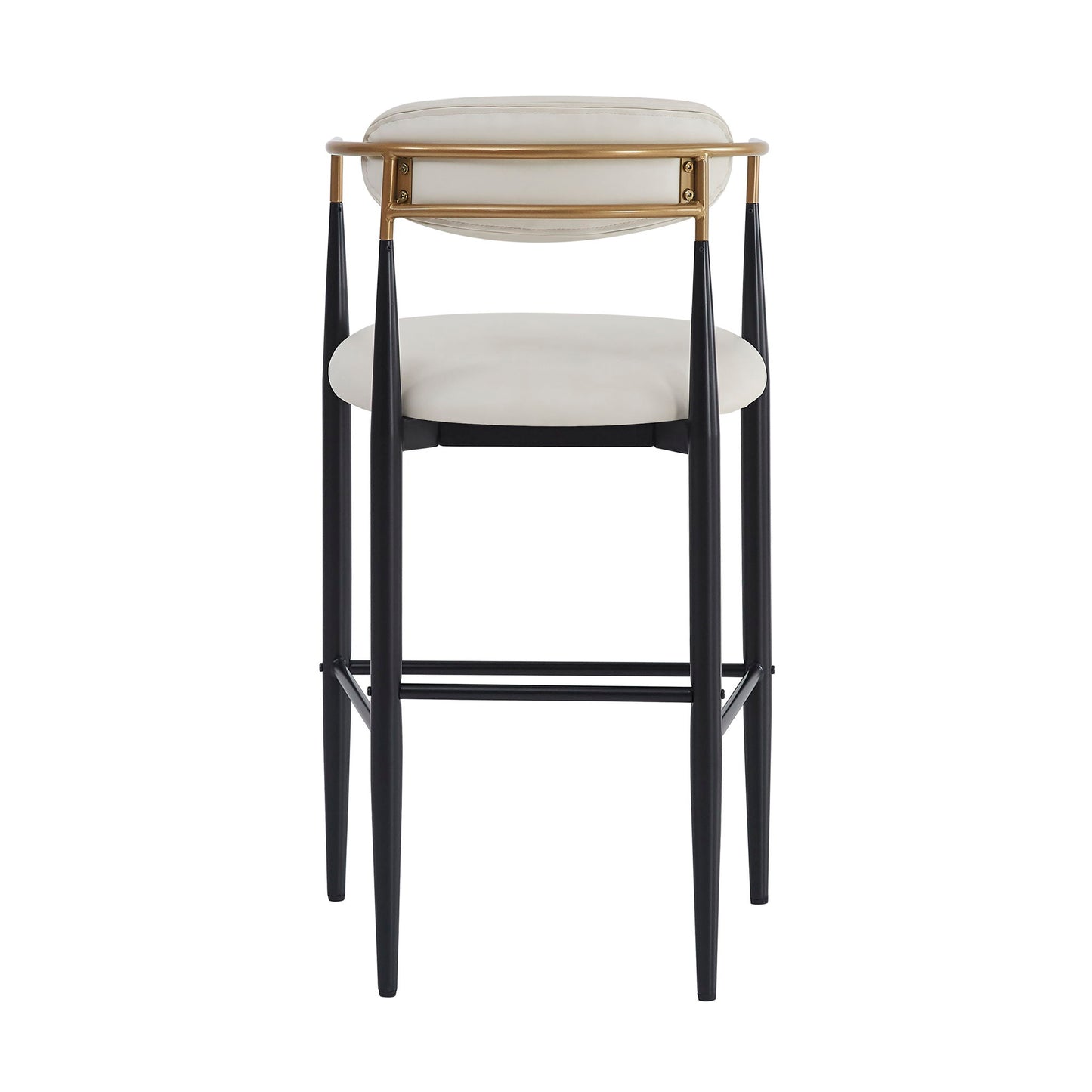 Upholstered Barstools With Back For Kitchen (Set of 2)