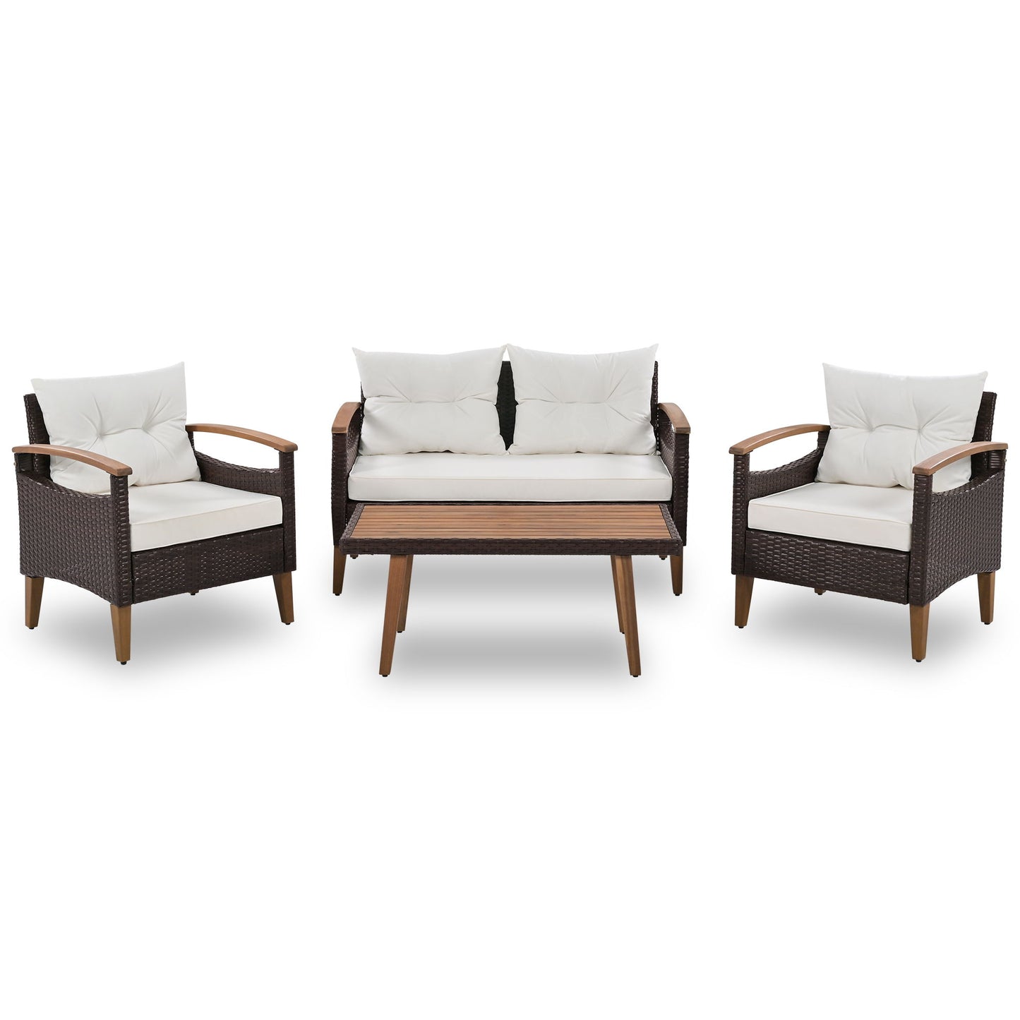 4 Piece Garden Furniture, Patio Seating Set