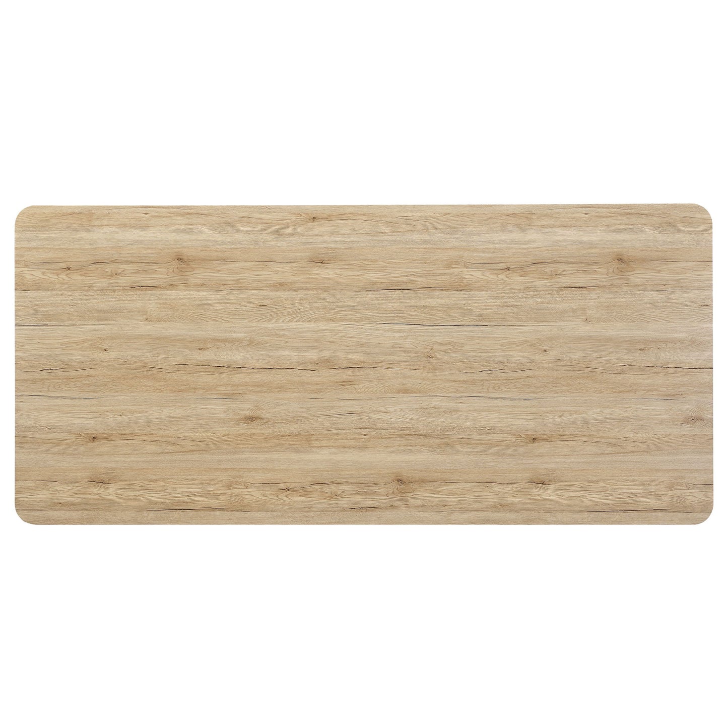 Galahan - Rectangular Dining Table With Twisted Pedestal Base - Oak