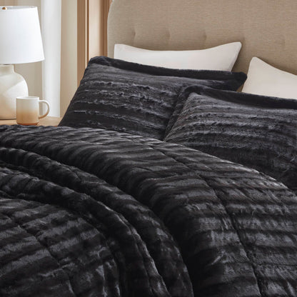 Duke - King Comforter Mini Set - Black