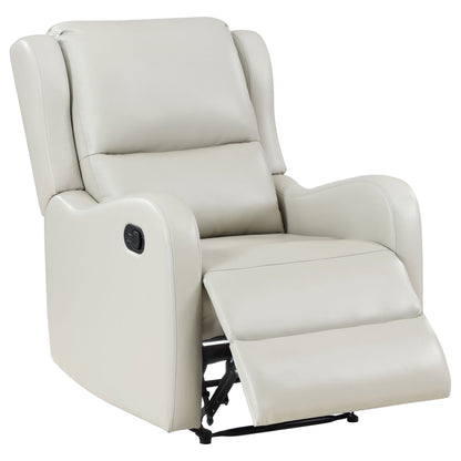 Cortland - Upholstered English Arm Recliner Chair Comfort Enhancing Lounge Chair - Ivory