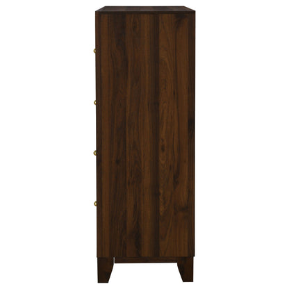 Anza - 4 Drawer Chest Storage Solution - Walnut