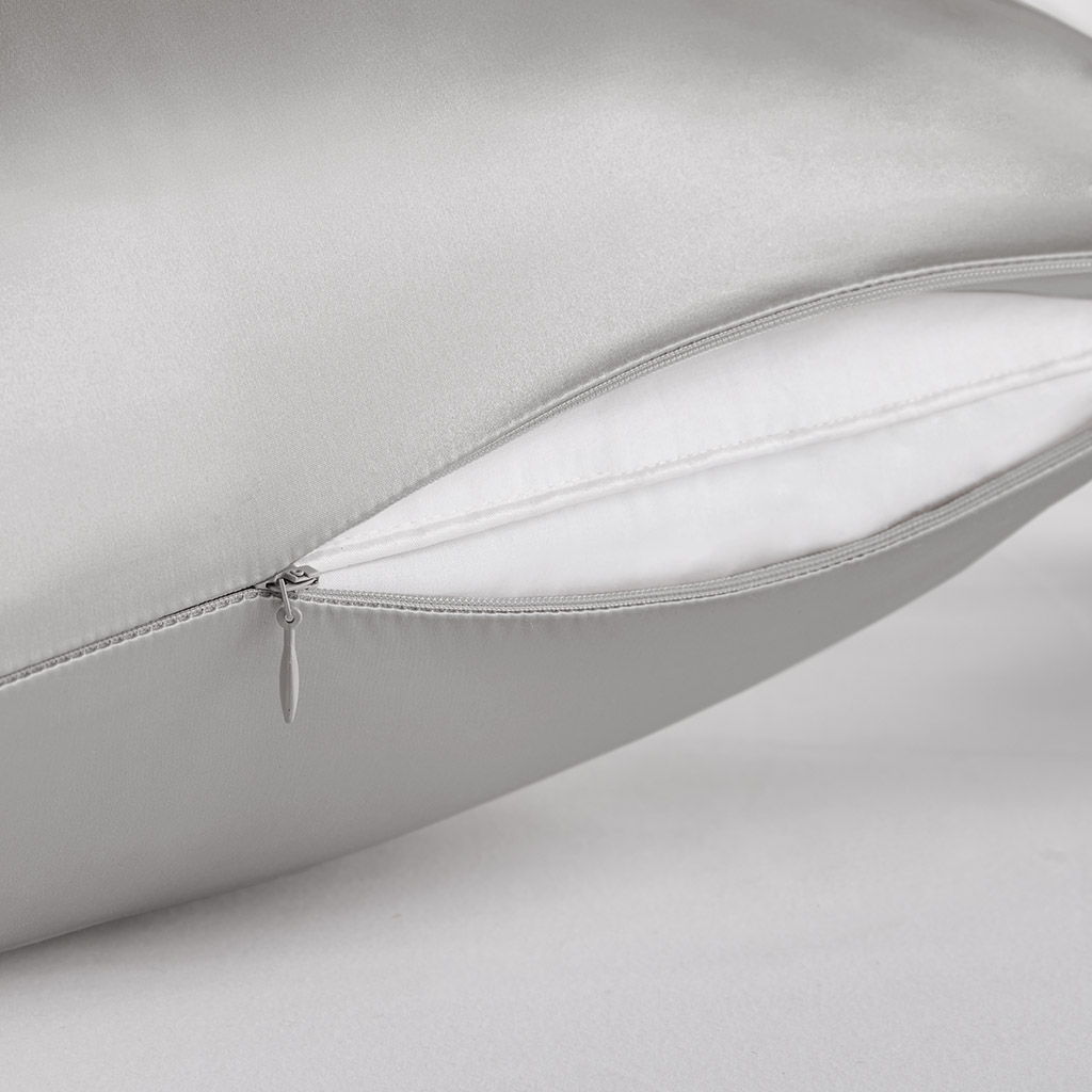 Silk - King Single Pillowcase - Gray