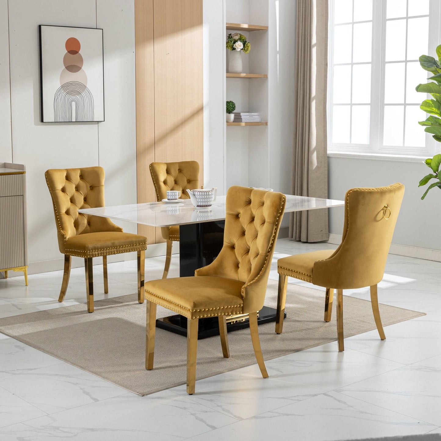 Nikki - Modern, High-End Tufted Dining Chair (Set of 2)