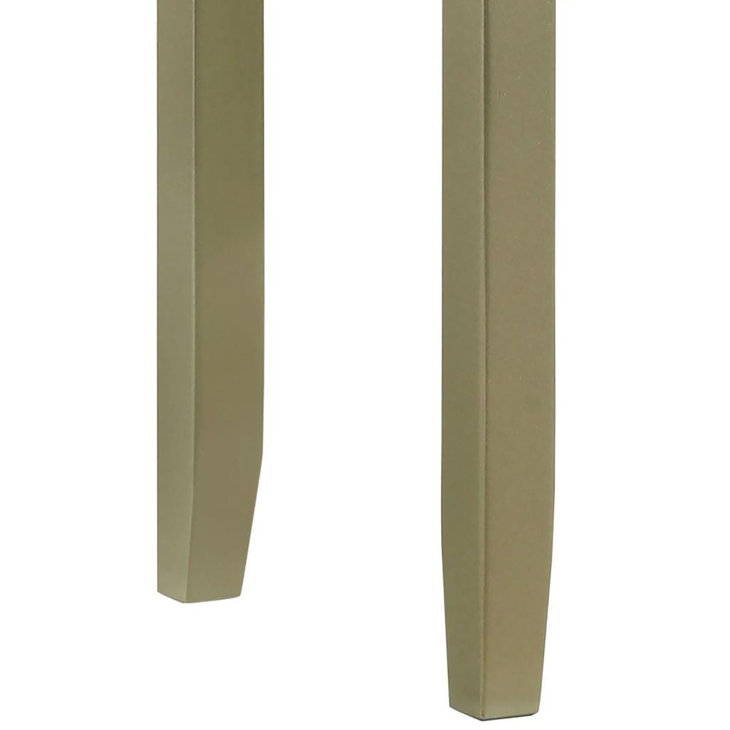 Vanity Stool With Padded Seat - Gold