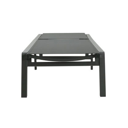 Outdoor Patio Chaise Lounge With 5 Reclining Positions