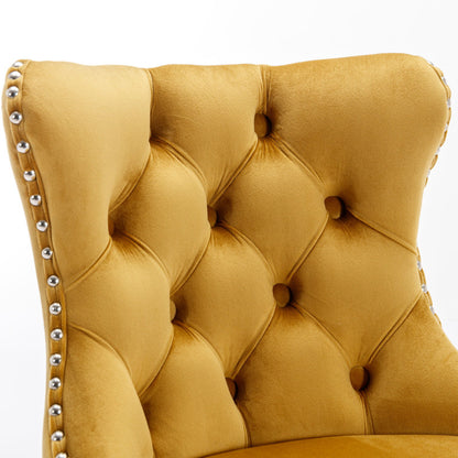 Swivel Barstools Adjusatble Seat Height From 25-33", Modern Upholstered Base Bar Stools With Backs Comfortable Tufted For Home Pub And Kitchen Island (Set of 2)