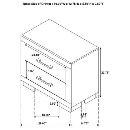 Tokyo - LED Bedroom Set