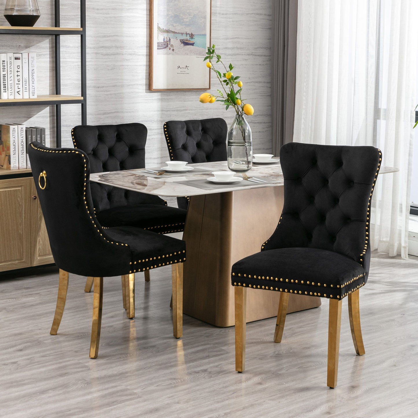 Nikki - Modern, High-End Tufted Dining Chair (Set of 2)