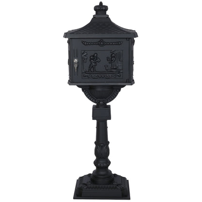 Cast Aluminum Mail Box, Postal Box, Mailbox
