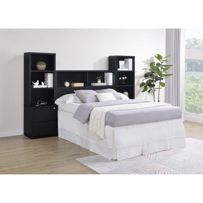 Geary - 3 Piece Bedroom Set With Bookcase Headboard