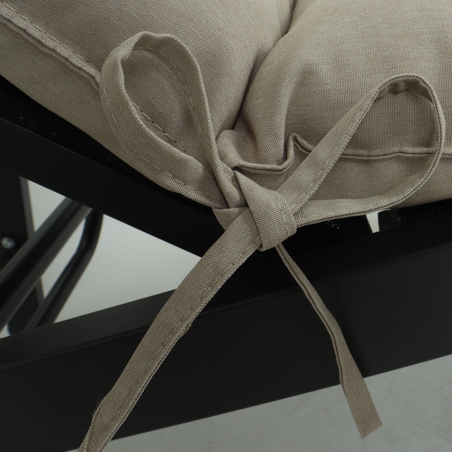 2 Piece Outdoor Chaise Lounge Chair Cushion Set